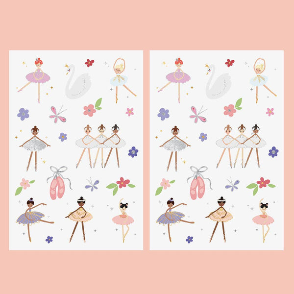 Ballerina Temporary Tattoo Pack