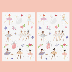 Ballerina Temporary Tattoo Pack