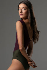 Sofia Leotard Moss Mulberry