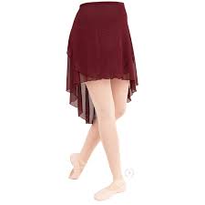 41136 Dramatic Mesh Wrap Skirt