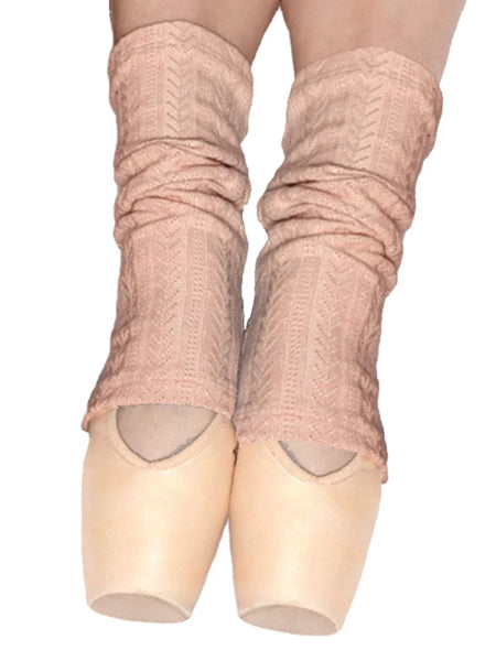 Stirrup Legwarmers Knit Rosewater