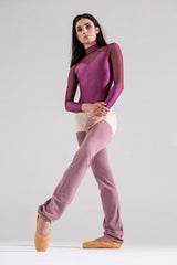 Long Legwarmers Purple Thistle