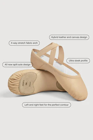 S0207L Enhance Leather Ballet Shoe (PNK)