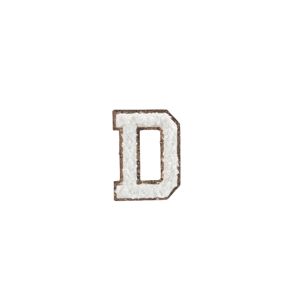 Rac n Roll Letter Patches - D