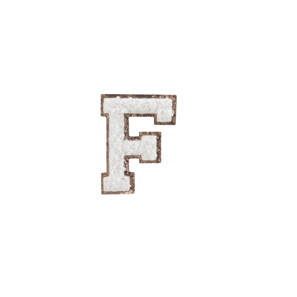 Rac n Roll Letter Patches - F