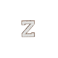 Rac n Roll Letter Patches - Z