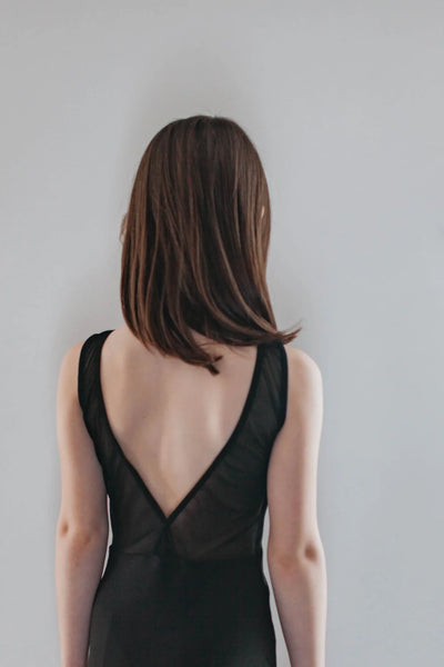 Black V-Back Leotard