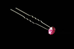 Diamante Bun Pin Pink