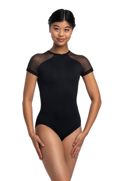 1068ME Emily Leotard with Mesh