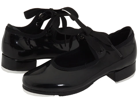 212C Lily (BLK) Leather Ballet Slipper