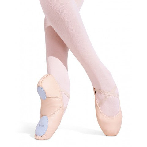2027 Juliet Leather Split Sole Ballet Shoe