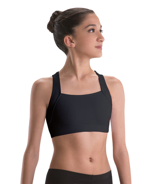 3034L Cross Back Bra Top Silkskyn Crop Top