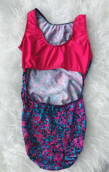1454G Open Back Leotard