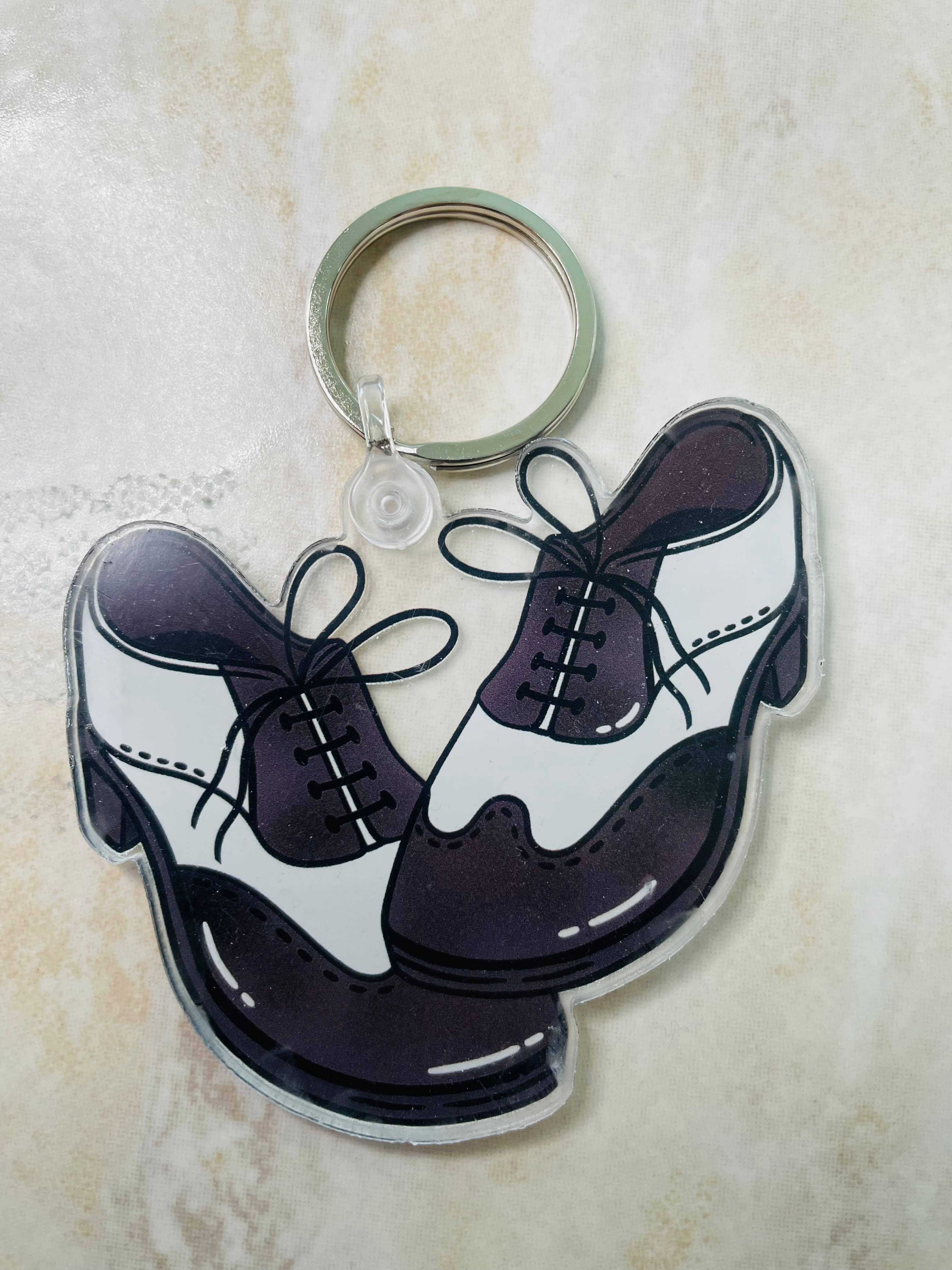 Spectator Tap Shoes Keychain