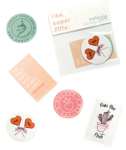 Ballerina Sticker Set