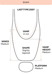 0512 Exam Demi Pointe Shoe