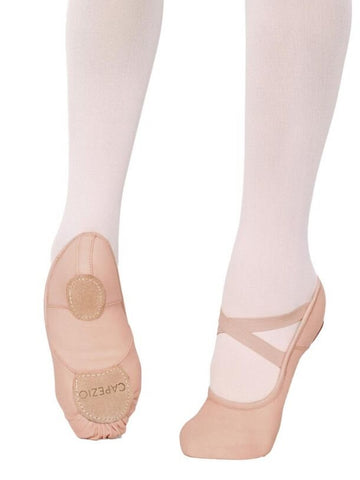 212W Lily (WHT) Leather Ballet Slipper