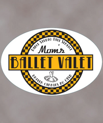 Mom's Ballet Valet - Removable Car Sticker