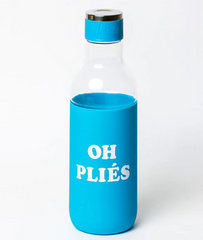 Oh Pliés - Water Bottle with Silicone Sleeve