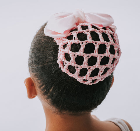 DS008 Pink Bow Bun Cover