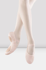 S0258L Dansoft II (PNK) Leather Split Sole Ballet Slipper