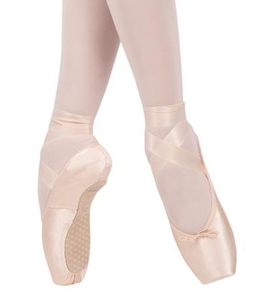 S0284L Performa (WHT) Canvas Ballet Slipper