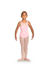 CL8797 Gelato Strip Neck Cami Leotard