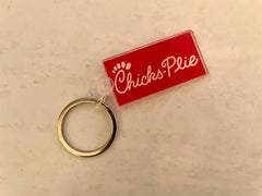 Chicks Plie Acrylic Key Chain